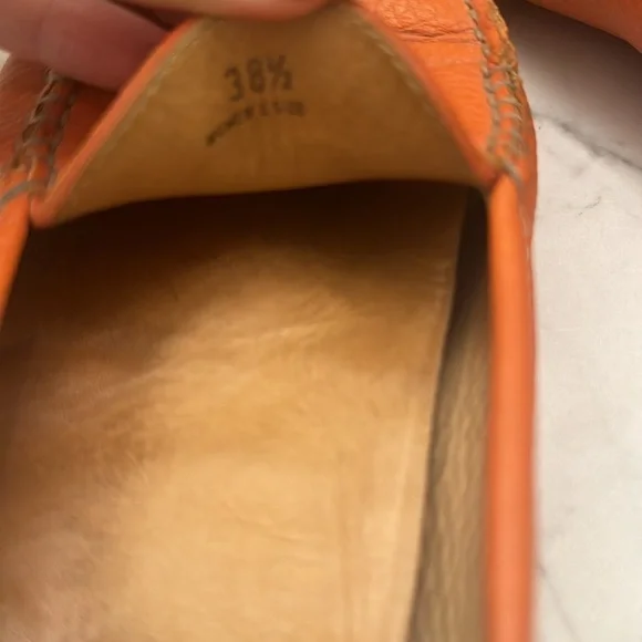 Tods Gommino orange driving shoes. Women’s 38 1/2 - Picture 10 of 10